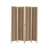 Biombo Plegable Moderno Minimalista de Papel y Ratán Personalizado para Sala de Estar, Entrada de Hotel, Pared Divisoria Móvil Plegable, Biombo