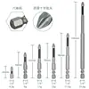 Conjunto de Brocas para Parafusadeira Elétrica, 10 Peças Brocas Helicoidais com Haste Hexagonal, Brocas Magnéticas Resistentes a Impacto, Soquetes Magnéticos