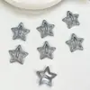 Polvo de Cebolla con Destellos de Color Estrella de Cinco Puntas Cabello Roto Pasador para el Cabello BB Color Flequillo Lateral Clip Cabello Roto Pasador Pequeño Tocado Accesorios para el Cabello