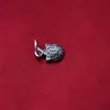 Pingente da sorte em prata pura S925 pulseira de corda trançada feita à mão pulseira de pérola de cristal pingente de gatinho acessórios de prata