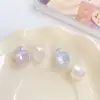Chen Ming Uv Acrílico Cuentas Luminosas Cintura Pequeña Agujero para Colgar Cuentas DIY Collar Hecho a Mano Accesorios de Joyería Cuentas Transparentes con Agujero para Colgar