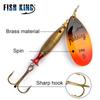Señuelo Cuchara Giratoria Ftk para Lanzamiento a Larga Distancia, Spinner Ponderado para Pargo Negro, Carpa Cruciana y Lubina, Transfronterizo