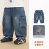 Calça Jeans Infantil Kaka Panda Roupas de Outono para Crianças Calças Longas Casuais para Meninas Calças de Bebê Primavera e Outono Tendência