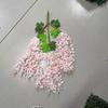 Venda direta do fabricante: Flores Artificiais de Glicínia, Flores Artificiais Densas de Feijão, Decorações de Teto para Casamento, Flores Artificiais, Plantas Verdes de Plástico