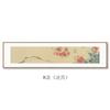 Homem de flor novo chinês zen quarto pintura decorativa planta flor pendurada pintura banner quarto mestre cabeceira mural chinês vermelho