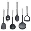 Conjunto de Espátula e Colher para Cozinhar, Utensílios de Cozinha em Nylon, Espátula para Fritar Antiaderente, Colher de Sopa, Pó Fino, Resistente a Altas Temperaturas