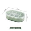 Bandeja de Gelo de Silicone Molde para Fazer Gelo de Grau Alimentício Caixa de Gelo Bandeja de Gelo Curvo Congelado Doméstica com Tampa Fabricante de Cubos de Gelo Congelado
