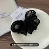 Alta Elasticidade, Faixa de Cabeça com Malha Cortada sem Costura, Prendedor de Rabo de Cavalo Alto Doce, Prendedor de Cabelo Alargado e Durável