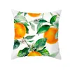Funda de Almohada de Fruta de Verano Más Vendida Transfronteriza Europea y Americana, Funda de Cojín con Estampado de Limón Fresco, Funda de Cojín Decorativa para Exteriores