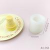 Molde de silicone para casquinha de sorvete decoração de bolo de açúcar ferramentas de panificação de chocolate molde de amassamento de argila para sabão artesanal
