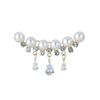 Moda Coreana Broche Simples Tendência Pingente de Pérola com Franja Pin Personalizado Cristal Acessório para Terno Casaco Broche Elegante