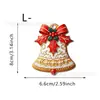 Guantes de Béisbol Clásicos Navideños Transfronterizos Adornos de Madera con Forma de Estrella Decoración de Árbol de Navidad Adornos de Decoración Navideña