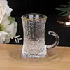Comercio Exterior Estilo Turco Taza con Asa de Vidrio Taza para Té Negro Taza de Café Juego de Té Kung Fu Taza de Té con Asa Copa de Vino Asa Rota