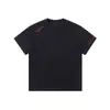 Camiseta de alta calle americana 2026 con hombro derecho deconstruido para niños, de manga corta pesada deportiva de moda, media manga