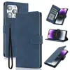 Adecuado para funda de teléfono Apple 18, funda de cuero tipo cartera anticaída para teléfono Samsung S25 EDGE, funda de teléfono Samsung A36