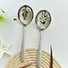 Cuchara para Sopa Antideslizante con Textura Martillada de Acero Inoxidable 304, Cuchara para Fondue, Cuchara para Servir, Cucharón para Sopa, Cuchara de Cocina para el Hogar, Espumadera