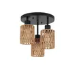 Corda de Cânhamo Americana B&B Bar Imitação de Rattan Luminária de Teto Hotel Pousada Através da Amazon Artesanal E27 Luminária Pendente para Restaurante