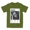 Camiseta Design de Álbum da Adele Camisetas Harajuku Manga Curta Algodão