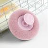 Nueva bola de baño de masaje con ventosa, bola de baño 2 en 1, bola de baño exfoliante espumoso para frotar la espalda con forma de flor