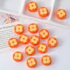 Flor de Acrílico Trébol de Cuatro Hojas Cuentas de Agujero Grande Material de Cuentas Sueltas Hechas a Mano para DIY Accesorios Colgante para Cadena de Teléfono Móvil