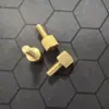 Tornillo de Mano de Latón de Cabeza Única Tornillo Moleteado Cabeza Plana Cabeza Pequeña Cabeza Cilíndrica Tornillo de Mano m2M2.5M3M4M5M6