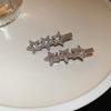 Coreia do Sul diamante laço estrela hairpin moda doce cool estilo duckbill clip fresco doce menina coração acessórios de cabelo atacado