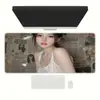 Mouse Pad de Jogo de E-Sports Bidimensional de Personagem de Anime Grande de Alta Qualidade Espessado e Resistente a Manchas Teclado de Computador Pad de Mesa