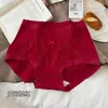 Pantaletas de encaje cepillado estilo francés Anaxi para mujer, amigables con la piel, suaves y cómodas, con refuerzo 100% algodón, tiro medio, alta elasticidad y diseño transpirable