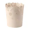 Cubo de Papel Redondo para Uso Doméstico, Cubo de Plástico sin Tapa, Adecuado para Cocina, Baño y WC, Disponible en Tamaños Grande, Mediano y Pequeño