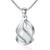 Collar Colgante Weihua Lindo Piedra Ojo de Gato Blanca Estilo Chino Agitar Voz Expresar Ancla Collar Femenino Joyería Fábrica Venta al por Mayor