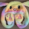 Sombrero de Peluche chiikawa Empleado de Tren Usaqiyka Orejas Wow Móviles Brillante Divertido Sombrero