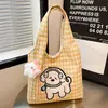 Bolso de mano de dibujos animados lindo y moderno, bolso tote versátil y elegante para mujer, bolso tote casual, bolso de hombro para ir al trabajo, adecuado para ventas transfronterizas