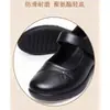 Mocasines Casuales Negros Ligeros Cómodos de Boca Baja Tacón Plano Suela Suave Cómodos No Cansan los Pies Velcro Zapatos para Madres de Mediana Edad y Mayores