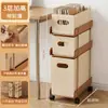 Estante de Almacenamiento Debajo del Escritorio, Estante para Guardar Bolsos de Oficina, Carrito Móvil de Piso para Snacks, Carrito Pequeño, Gabinete de Almacenamiento para Espacios Pequeños