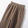 Otoño e Invierno Nuevo Pantalón Cálido de Punto para Mujer Color Sólido Ajustado Combinable Engrosado Ligero Resistente al Frío Leggings Casuales