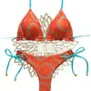 Bikini Push-Up Estilo Nuevo 2026 Comercio Exterior Transfronterizo Europeo y Americano Bikini de Color Sólido Sexy de Gama Alta Traje de Baño de Dos Piezas para Mujeres