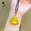 Artículos populares para transmisiones en vivo: Collar Chapado en Oro, Ábaco, Calabaza, Cabeza de Buda, Brújula de los Ocho Tesoros, Bolsa de la Suerte, Colgante de Paz, Cadena para Suéter de Cordón Negro Venta al por Mayor