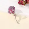 Broche Magnético com Pedras de Diamante de Venda Quente Transfronteiriça, Acessório Fixador de Lenços, Broche Magnético Forte Sem Costura Que Pode Ser Usado como Ímã de Geladeira