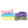 Banda para el cabello con lazo estilo coreano, venta al por mayor, banda de goma para el cabello, cuerda para el cabello colorida para niños, accesorios para el cabello de alta elasticidad para mujeres