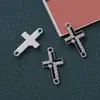 Acessórios de Cruz de Diamante Quente da Amazon Anel Duplo Acessórios de Joia Pulseira DIY Colar Chaveiro
