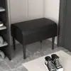 Banco simple moderno para cambiarse los zapatos para la entrada del hogar, adecuado para probarse zapatos en tiendas de ropa o para descansar al entrar