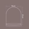 Flor eterna de corcho con cubierta de vidrio transparente, regalo de San Valentín, decoración, regalo festivo, material de cubierta de vidrio