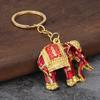 Nuevo Producto Ventas Directas de Fábrica Nuevo Elefante de Guerra Tailandia Venta Caliente Goteo de Aceite Elefante Tridimensional Coche Llavero Colgante Pequeño Regalo