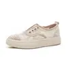 Sapatos de Malha de Verão 2026, Sapatos de Pescador, Sapatos Femininos Respiráveis com Solado Grosso Slip-On, Sapatos Femininos Planos com Solado Grosso Tamanho Grande 41 a 43