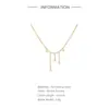 Plata de ley S925 ins minimalista estrella de cinco puntas meteorito colgante collar apilado temperamento japonés y coreano cadena para clavícula de uso diario