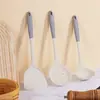 Espátula de Silicona, Cuchara para Cocinar, Espátula Especial para Ollas Antiadherentes, Utensilios de Cocina de Grado Alimenticio Resistentes a Altas Temperaturas, Juego de Utensilios de Cocina de Silicona