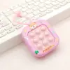 1603 # Pingente Alivia-Estresse Aperte-e-Jogue, Jogo Infantil Whack-A-Mole, Brinquedo Divertido, Decoração de Mochila, Pequeno Presente