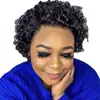 Peluca Europea y Americana para Mujer Cabello Corto Rizado Negro Africano Rizo Pequeño Cabeza BoBo Esponjosa Corta Fibra Química Gorro de Cabeza en stock