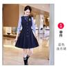 Roupas de Trabalho de Professores Outono e Inverno Roupas de Professores de Jardim de Infância Terno Profissional Roupas para Entrevista de Professores Roupas Femininas Estilo Britânico Escola de Arte Diversão