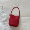 Bolsa de mão casual moderna com textura vintage de alta qualidade, nova 2026, bolsa versátil de ombro único, sob o braço, trançada